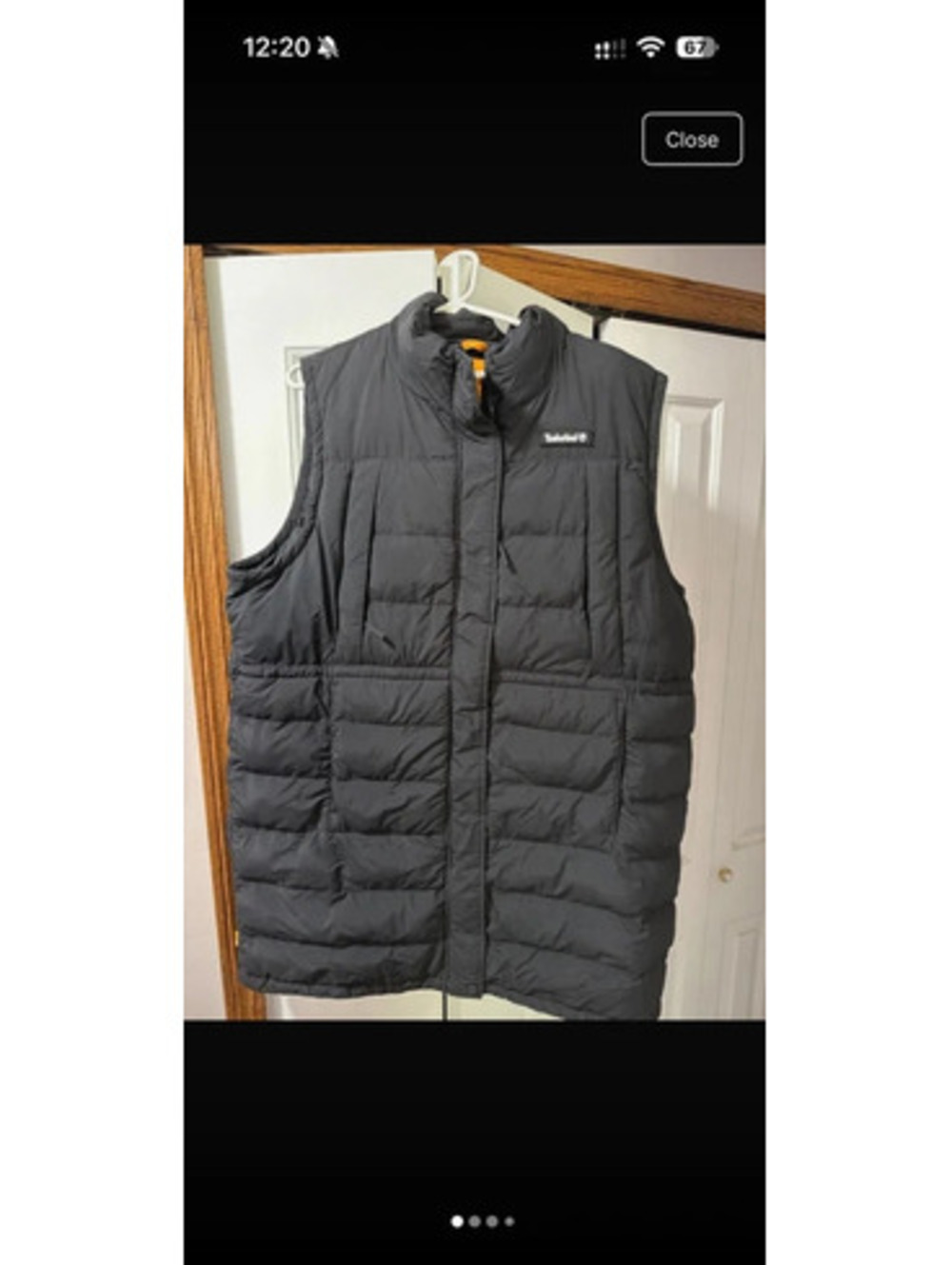Timberland Men’s Black Quilted Puffer Vest XXL